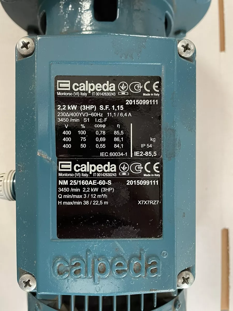 Calpeda NMM 32/12AE Flanged End Suction Pump