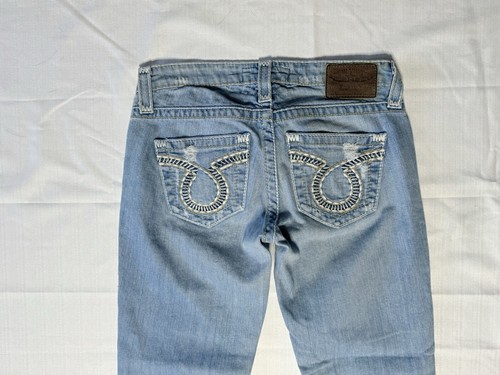 Big Star “LIV” Thick Stitched Light Wash Cropped Denim Jeans Women’s Sz:26 - Picture 8 of 8