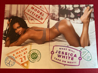 Victoria s Secret Model Jessica White 4-pg 2011 Print Article - Great To Frame!