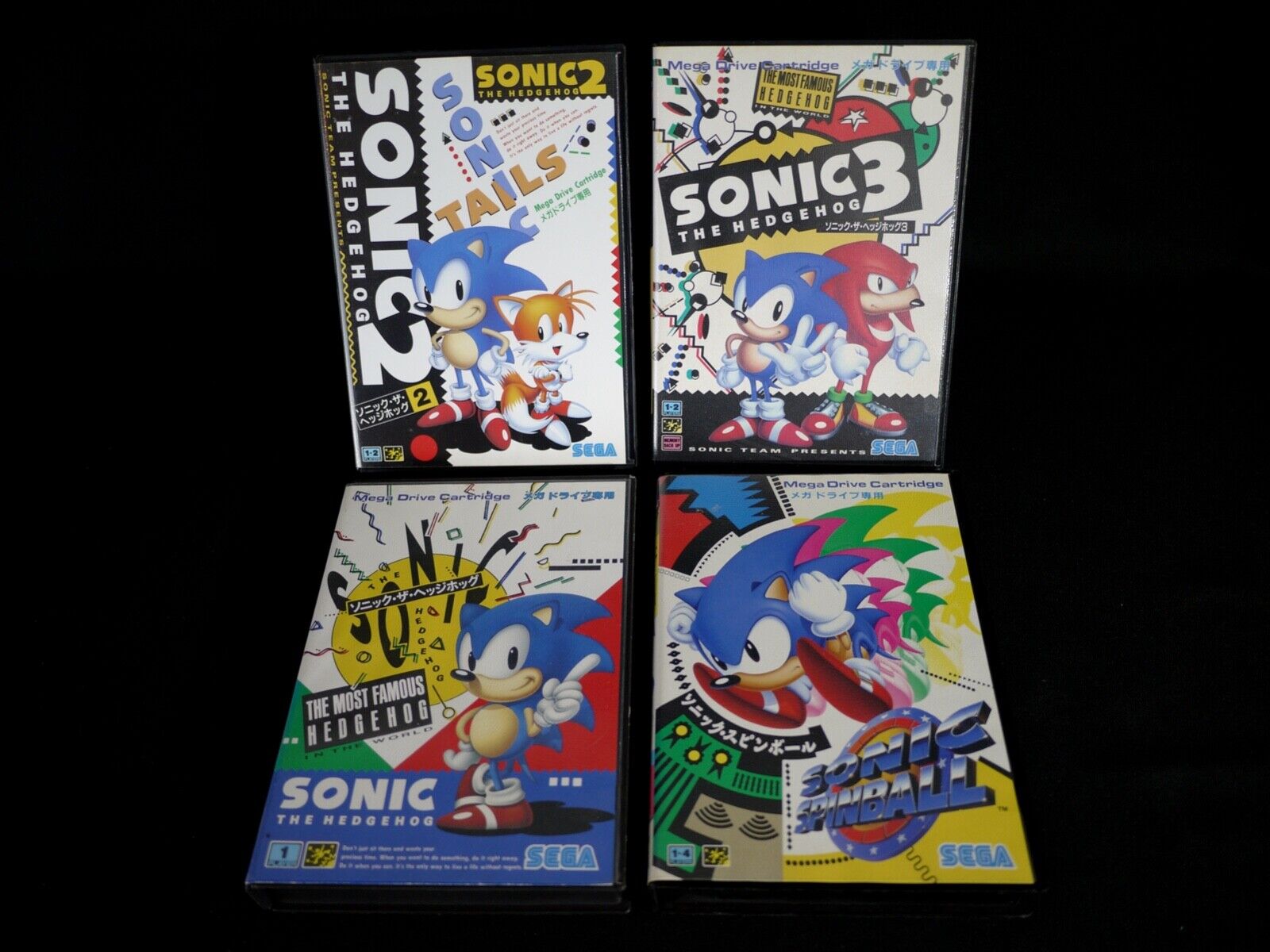 Sega Mega Drive Sonic the Hedgehog 3 w/spine MD Game From Japan