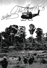 Allan Kellogg signed 4x6 photo USMC MOH Vietnam War Very RARE COA LOOK!