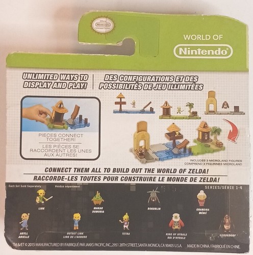 Jakks Zelda Link Makar Bokoblin Figures Micoland World Of Nintendo Sealed - Picture 4 of 6