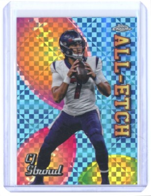 2024 CJ STROUD TOPPS CHROME #CAE-CS ALL-ETCH XFRACTOR!!