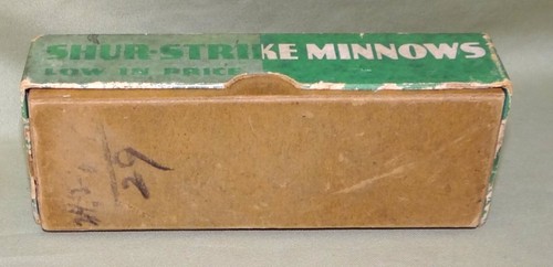 Shur Strike Green Empty Box, End Panel No. 115?, C. 1930's - Picture 5 of 6