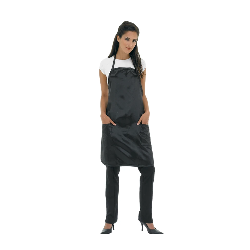 Betty Dain Satin Stylist Apron Black