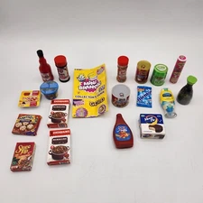 Zuru Mini Brands Surprise Food Mixed Lot of 19 Series 1 & 2 Metallic Slime ++