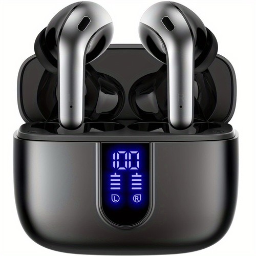 Rechargeable Bluetooth Headphones Wireless Earbuds with Noise Remove Voice Call - 第 8/15 張圖片