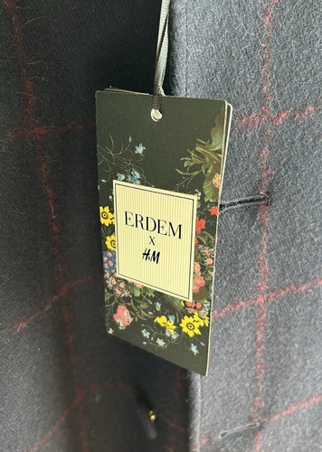 Abrigo a cuadros ventana ERDEM X H&M para hombre - Imagen 4 de 13
