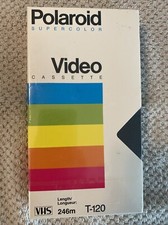 Polaroid Standard Grade Video Cassette VHS 6 Hours T-120 New Sealed