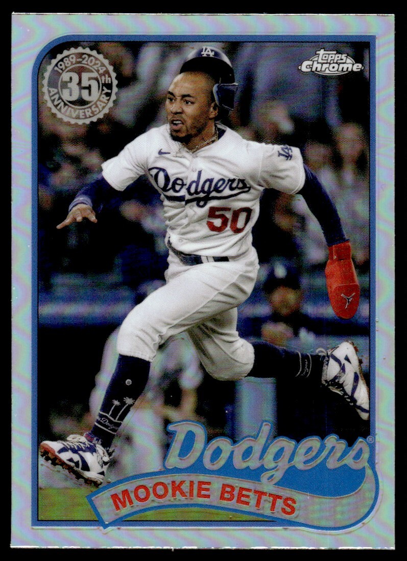 2024 Topps Chrome 1989 Mookie Betts Los Angeles Dodgers #89CB-4 | eBay