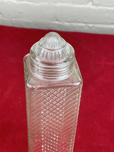Tono de vidrio claro para cama de colección, iluminación de cabecera Art Deco ~ sin astillas/grietas - Imagen 6 de 8