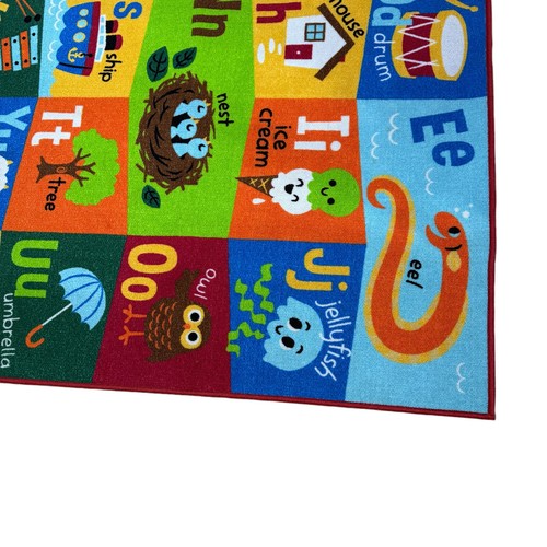 ABC Rug, Educational Play Rug, Area Rug, Kids Rug, Children Rug, 51”x72” - Picture 11 of 23