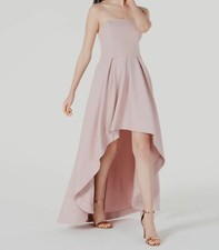 $339 Speechless Womens Juniors Pink Sleeveless Square-Neck High-Low Dress Size 3