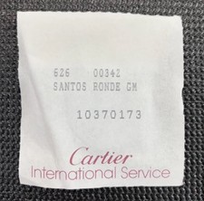 Brand New Genuine Cartier Santos Ronde GM Sapphire Crystal 10370173
