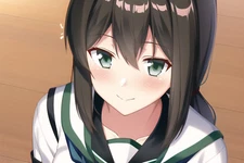 Anime Girls Ai Art Kantai Collection Fubuki  Gaming Mat Desk 10843