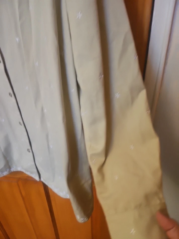  Denim & CO MUJER JEANS Chaqueta Floral Bordada BEIGE TALLA 1X NUEVO SIN ETIQUETAS  Foto 3 de 4