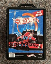2013 HOT WHEELS 48 CAR CASE W/HANDLE USED MADE IN USA DISTRIBUTED BY TARA