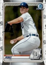 2020 BOWMAN CHROME CARD DETROIT TIGERS FRANKLIN PEREZ #BCP-63