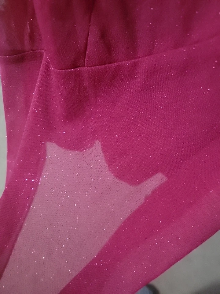 Винтажный Ruby Rox официальный темно-бордовый блестящий размер M - Изображение 3 из 3