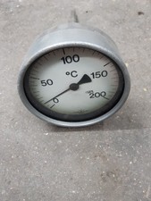Schlachtkessel Badekessel THERMOMETER VEB 200°C Alt DDR