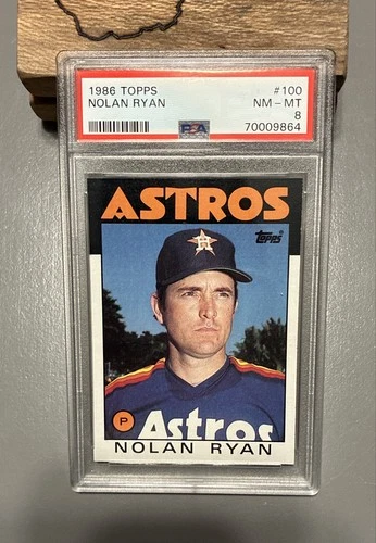 1986 Topps - Nolan Ryan #100 PSA 8