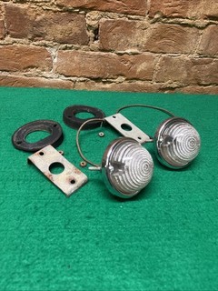 Original Guide B 50 GM Backup Lamp Reverse Light Pair Cadillac Buick 1949 52 OEM