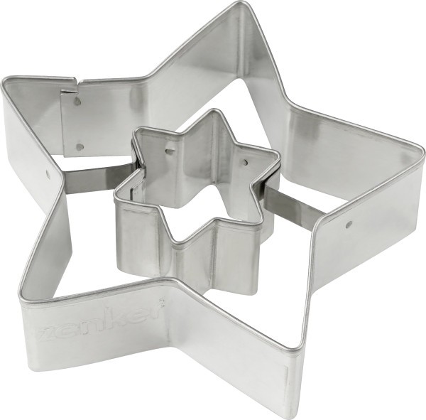 Zenker Ausstecher Linzer Stern 6,5 X 6,8 X 2 Cm Ausstechform PläTzchenform-image