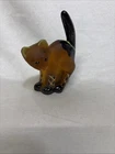 Scaredy Cat Fenton Glass Figurine (TINY Chip On Bottom Of Right Paw)
