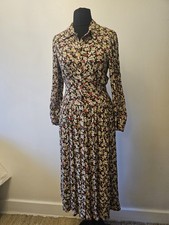 Ghost London Midaxi floral Dress  parties weddings ,  Xs VGC