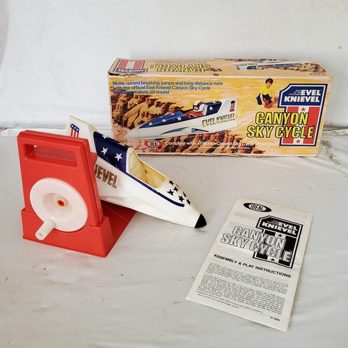 Evel Knievel Sky Cycle mit Figur und Originalkarton