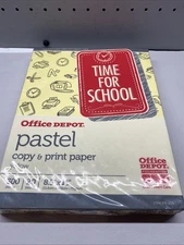 Copy And Print Paper Pastel Yellow