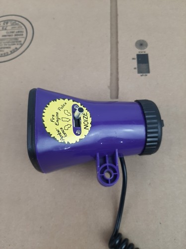 4 Way BICYCLE HORN SIREN ALARM WITH MICROPHONE Purple Working - Picture 4 of 7