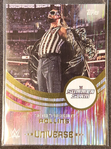 SETH "FREAKIN" ROLLINS 2025 Topps Universe Summer Slam FLARE SP #276 RAW Mint - Afbeelding 1 van 2