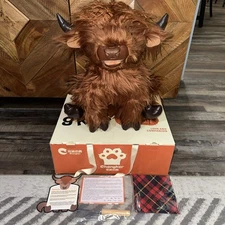 Highland Cow Stuffed Animal Weighted Highland Cow Plush 2.65 LBS