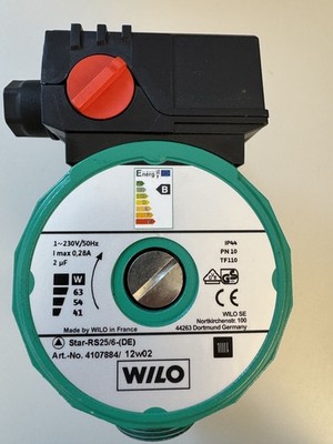 WILO STAR RS 25/6, 180mm 230V Umwälzpumpe , Heizungspumpe