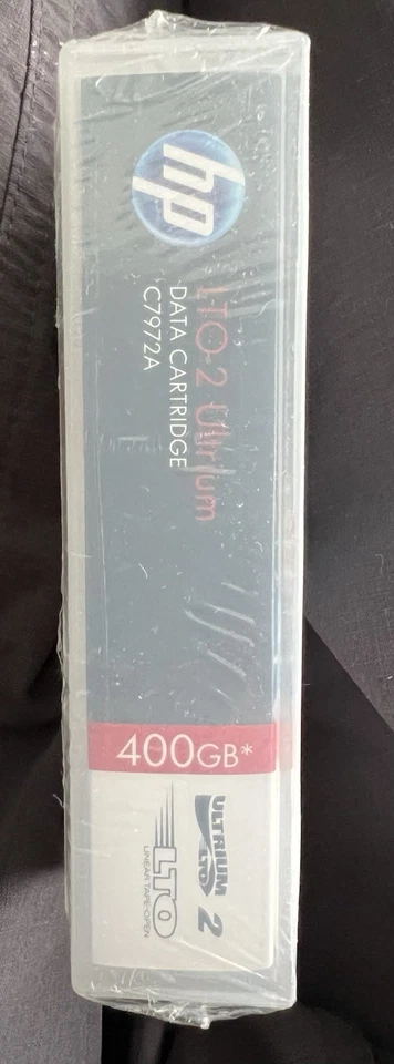 HP C7972A LTO-2 Ultrium Data Cartridge Tape 400G LTO2 *NOS/NEW Still Sealed* - Image 3 of 3