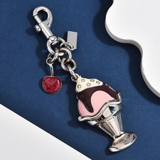 Ice Cream Keychain Cute Dessert Bag Charm Handbag Pendant Sweet Accessory New
