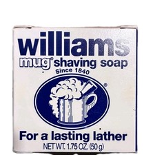Williams Mug Shaving Soap- 1 Box - Discontinued - Fast Shipping