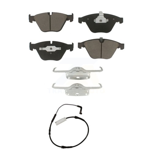 Front Ceramic Disc Brake Pads And Wear Sensors Kit For BMW 335i 323i 328i 335d - Picture 7 of 11