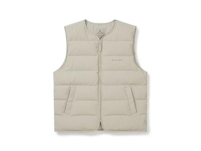 Snow Peak Land Lightweight Down Vest GS-S25WMGDV60 Herren und Damen Light Beige