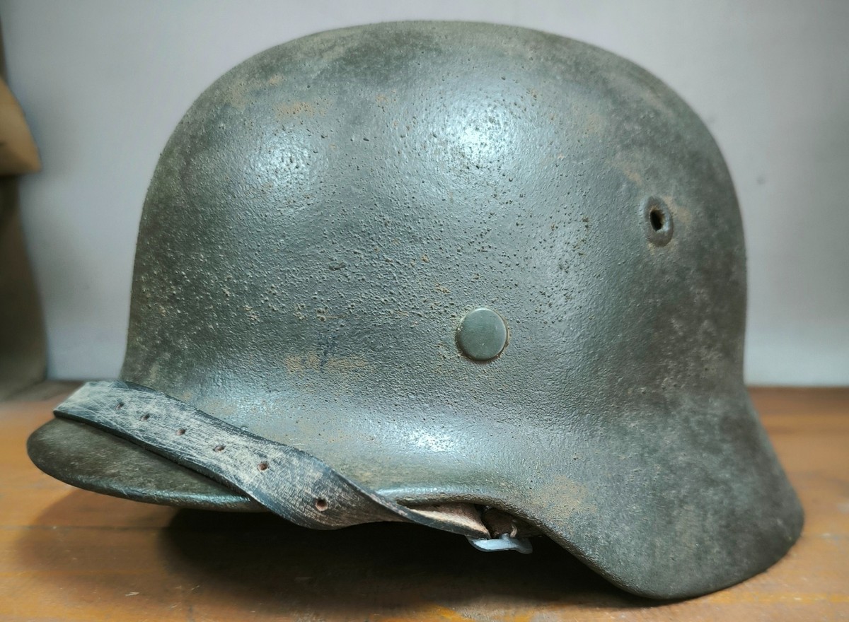Helmet german original nice helmet M40 size 64 WW2 WWII | eBay