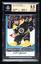 2017-18 Upper Deck Young Guns Charlie McAvoy #242 BGS 9.5 GEM MINT 09aq