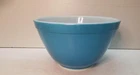 Vintage 1940s Primary Blue 1.5 pt 401 Nesting Mixing Bowl Nice rich color