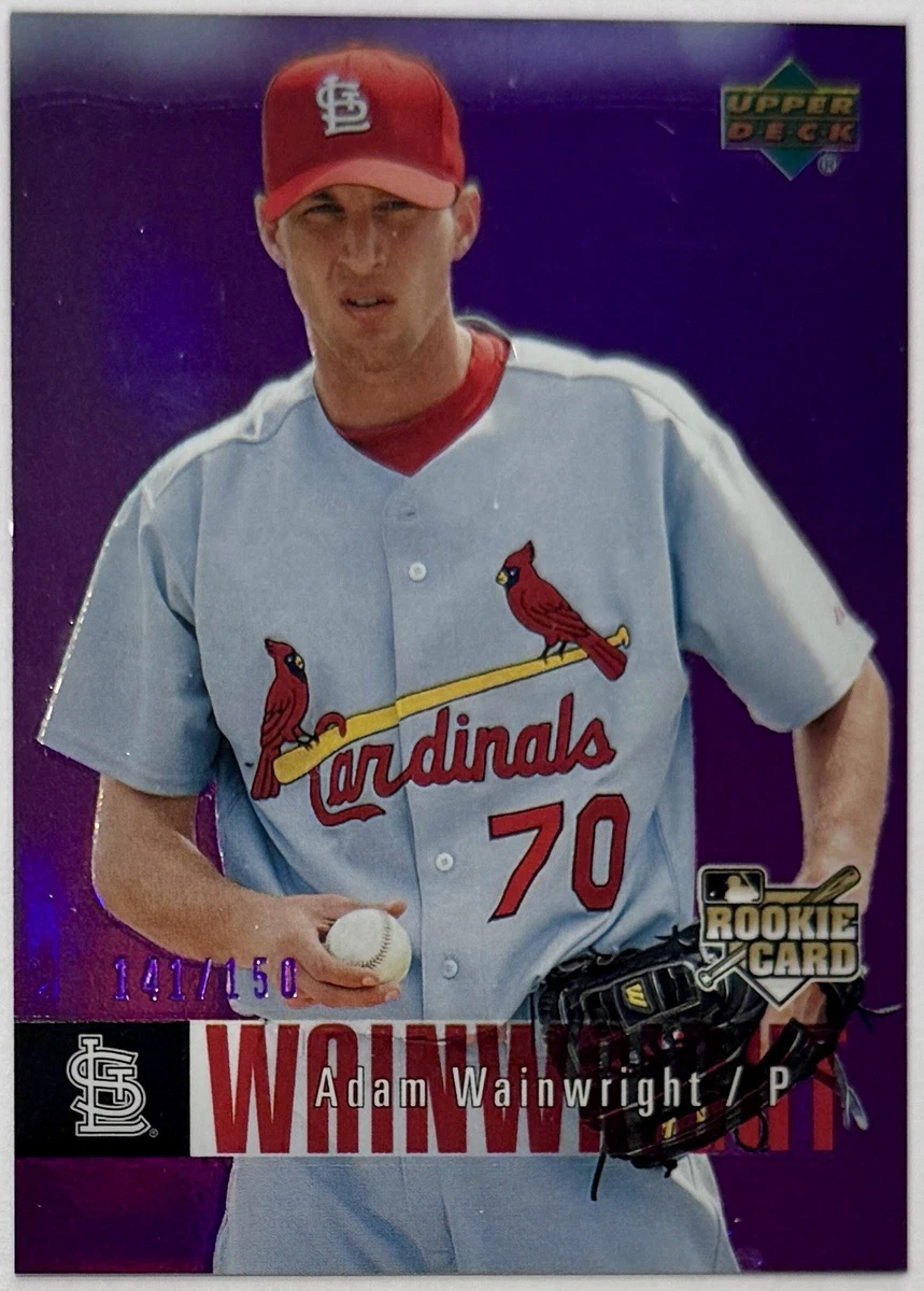 Adam Wainwright Baseball Serial Numbered Sports Trading Cards