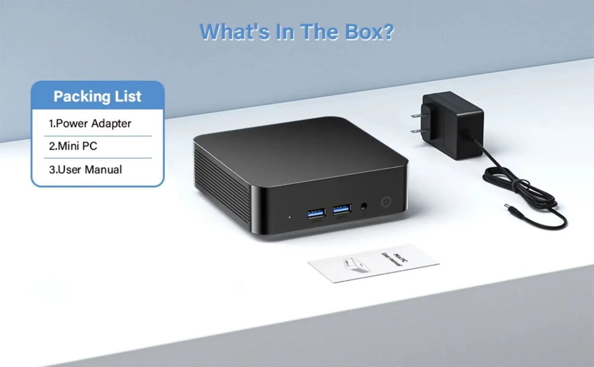 Mini PC i9-8950HK 16GB 1TB SSD Windows 11 Pro Dual WiFi6 BT5.2 4K