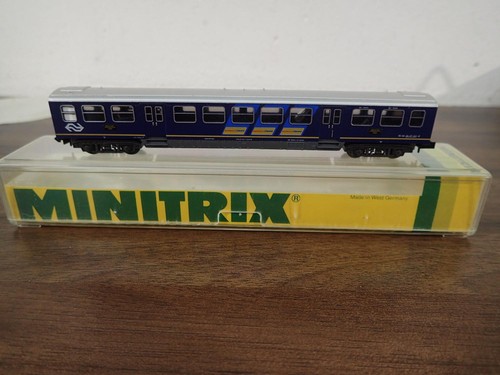 Minitrix N 3129  NS Nahverkehrswagen 2. Kl - blau m. Innenbeleuchtung       OVP  | Zustand: Gebraucht