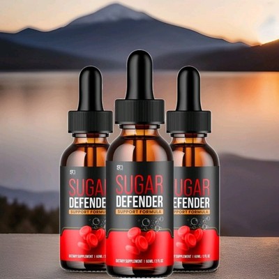 (3 Pack) Sugar Defender, Sugar Defender Blood Sugar Support Supplement 6oz 03/26