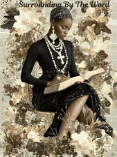 Surrounded By The Word Inspiration Wall Art - Digital Download via QR Card”