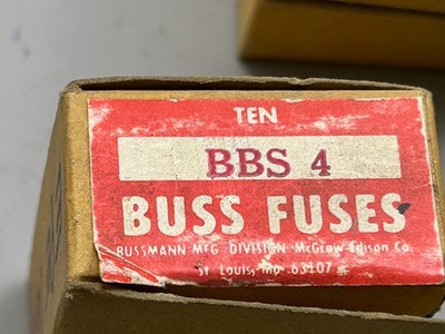 BBS 4 BUSS FUSES Lot of 10 NEW/NOS Lot of TEN