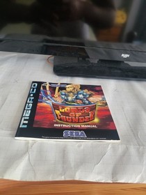 Lords of Thunder Sega Mega cd Manuel Only